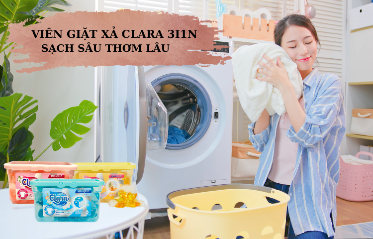 Viên giặt xả Clara - tiên phong chuẩn hóa công nghệ “sạch sâu thơm lâu” cho áo quần