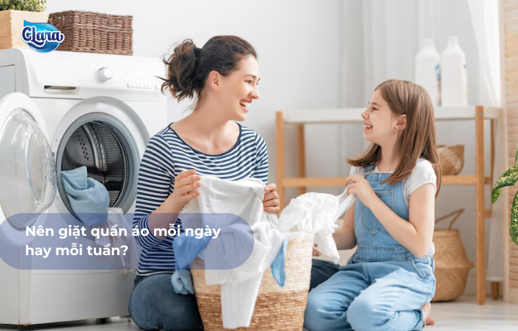 Những yếu tố quyết định nên giặt quần áo mỗi ngày hay mỗi tuần?