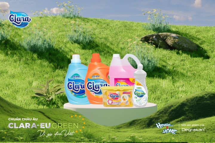 Hóa phẩm CLARA - Rất thiên nhiên, rất an lành, rất Châu Âu