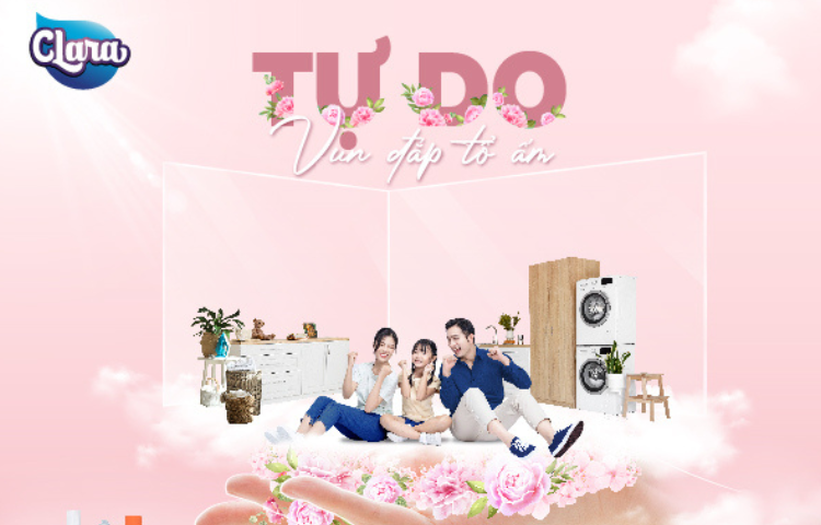 HOUSE & HOME TRI ÂN PHÁI ĐẸP NGÀY PHỤ NỮ VIỆT NAM 20/10 VỚI BỘ SẢN PHẨM CLARA “TỰ DO VUN ĐẮP TỔ ẤM”