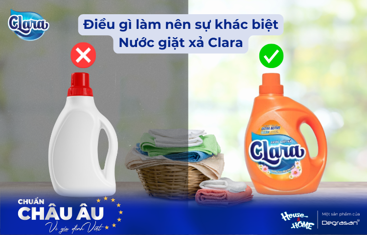 Bí Quyết Làm Nên Sự Khác Biệt Của Nước Giặt Xả CLARA Châu Âu – Sự Lựa Chọn Hàng Đầu Cho Mọi Gia Đình