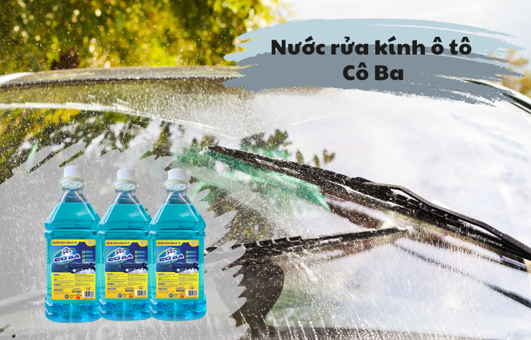 Nước rửa kính ô tô Cô ba - mới nhất 2023