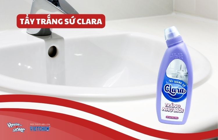 Tẩy trắng sứ Clara mới xoá tan nỗi ám ảnh dọn nhà đón Tết