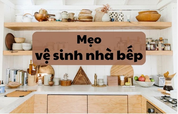 Mẹo nhỏ giúp vệ sinh nhà bếp sạch bóng chỉ trong “phút mốt”