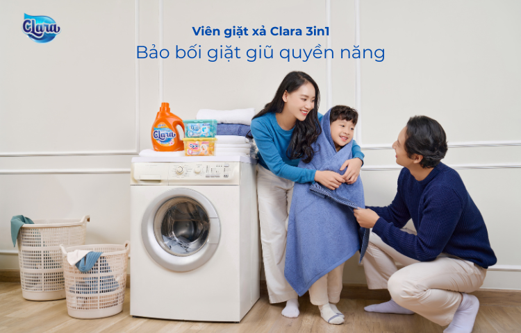 Viên giặt xả Clara 3in1: Nâng tầm giặt giũ, chạm đến trái tim người tiêu dùng
