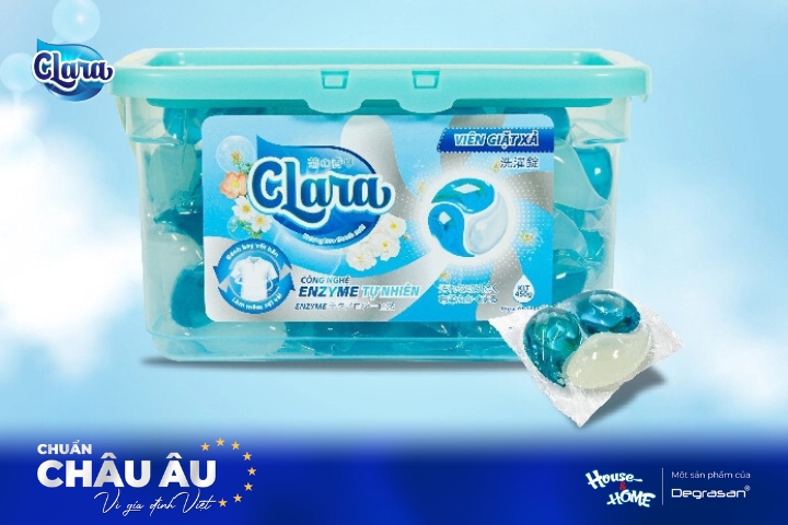 Chọn viên giặt xả CLARA châu Âu - Chọn hạnh phúc viên mãn cho cả gia đình bạn