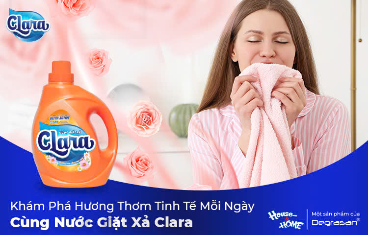 Khám Phá Hương Thơm Tinh Tế Mỗi Ngày Cùng Nước Giặt Xả Clara Châu Âu