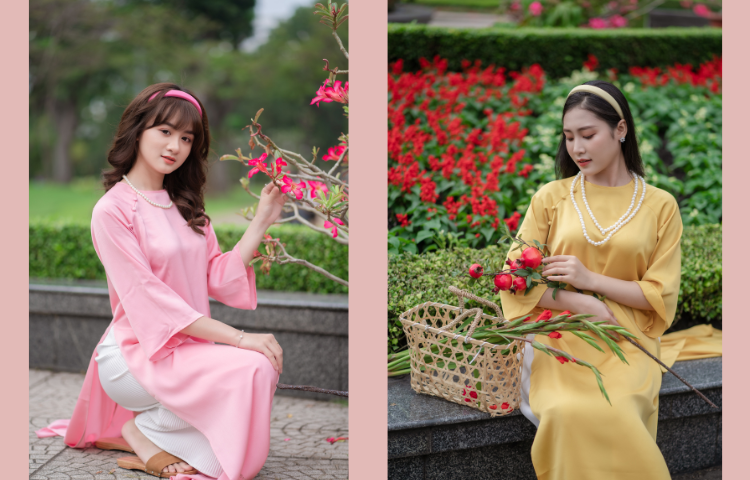 Áo dài lụa