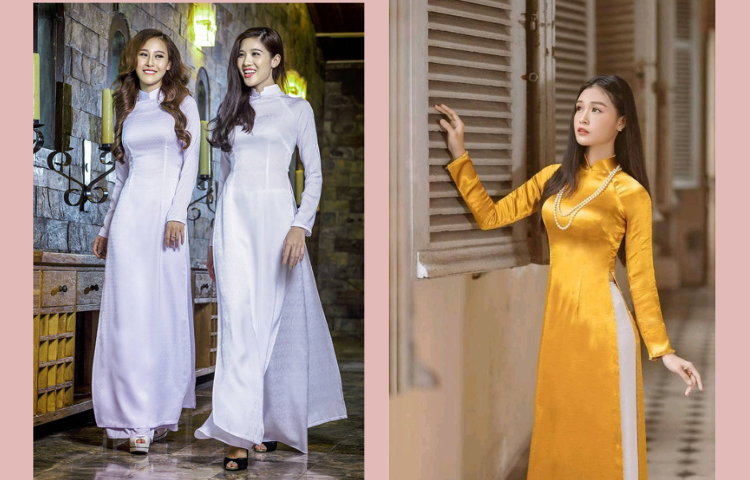 Áo dài phi bóng