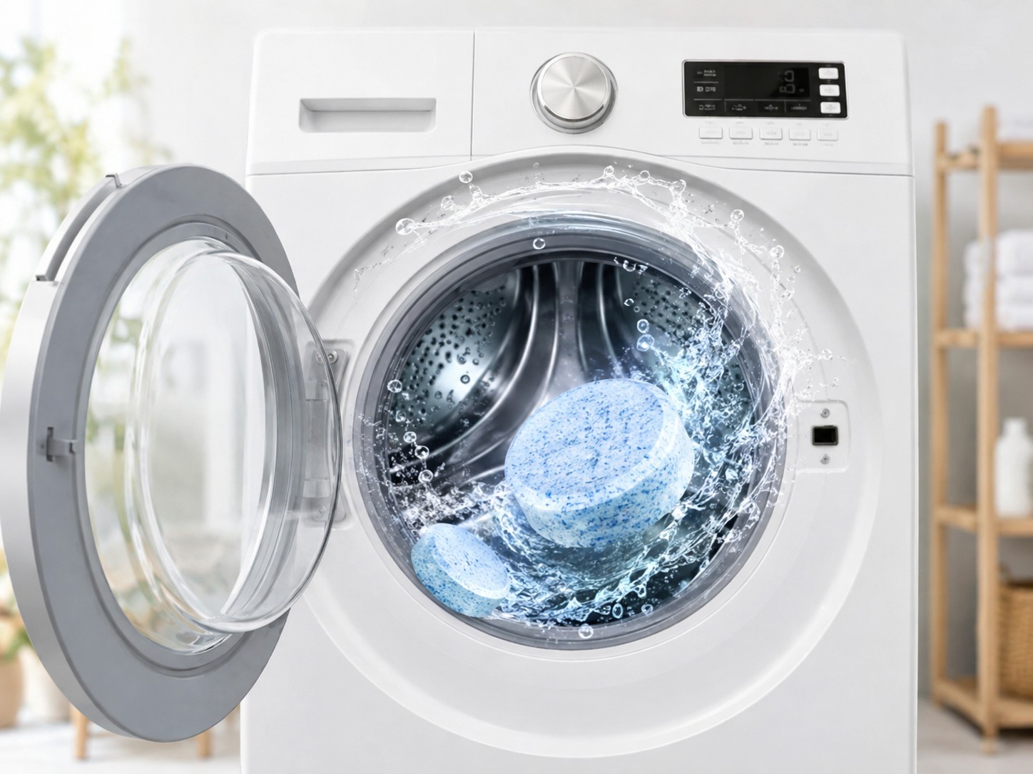 Viên tẩy máy giặt
