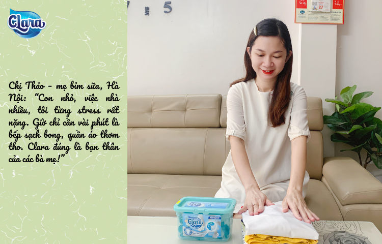 Clara Châu Âu giúp giải phóng thời gian của nhiều phụ nữ hiện đại