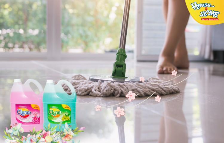 Nước lau sàn Clara mang lại mùi thơm dễ chịu