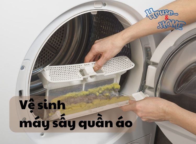 Thường xuyên vệ sinh máy sấy để lưu hương quần áo