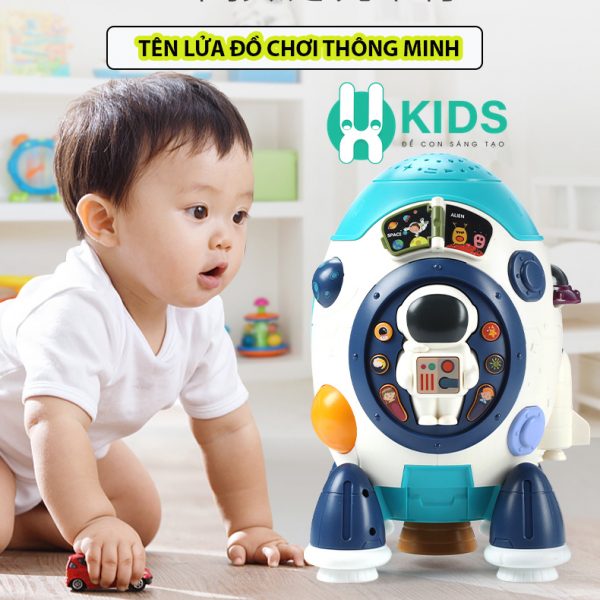 Đồ chơi tên lửa trẻ em phát nhạc cho bé