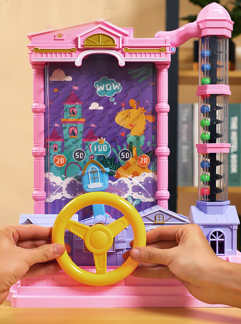 Đồ chơi hứng bi kích thước lớn gắn vô lăng ô tô có đèn nhạc vui tai