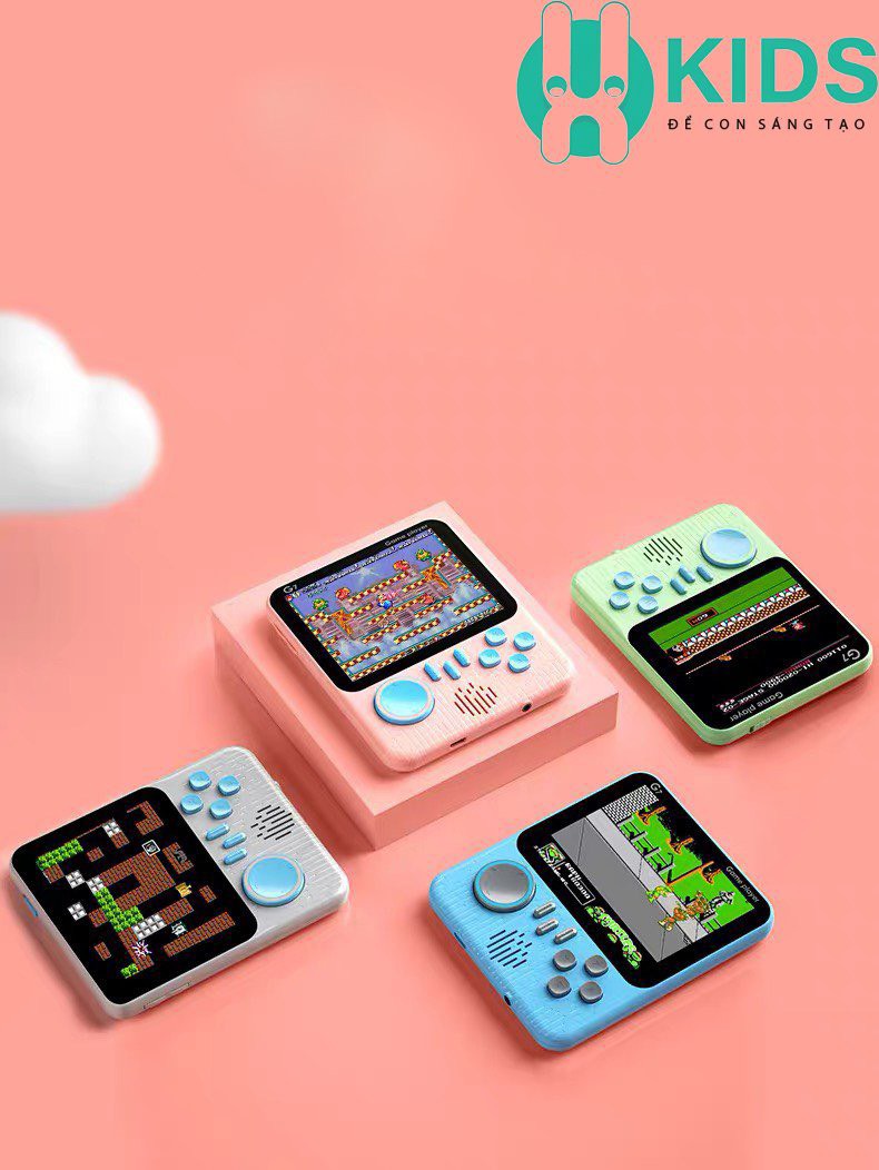 MÁY CHƠI GAME CẦM TAY SIÊU CẤP G7, MÁY CHƠI GAME 660 TRÒ CHƠI CHƠI ĐƯỢC 2 NGƯỜI, KẾT NỐI TV SIÊU VUI NHỘN CHO CÁC BÉ