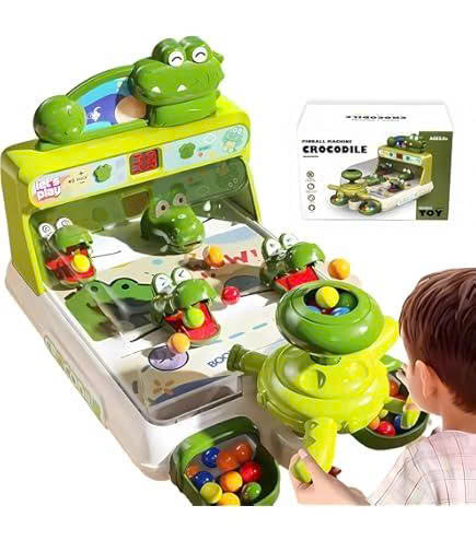 Đồ chơi bắn bi cá sấu cho bé có bảng điểm điện tử – game tương tác siêu vui, càng chơi càng mê