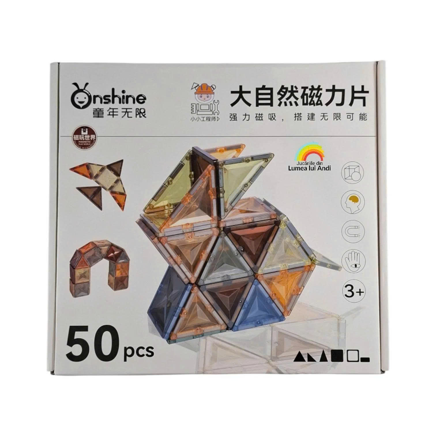 LẮP GHÉP NAM CHÂM ONSHINE 50PCS – BỘ ĐỒ CHƠI “QUỐC DÂN” GIÚP BÉ THÔNG MINH HƠN MỖI NGÀY
