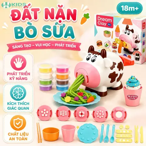 Bộ đất nặn bò sữa 8 màu nhập sỉ