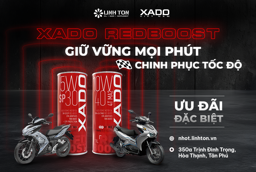 Chương trình ra mắt sản phẩm Xado Redboost - Giữ vững mọi phút - Chinh phục tốc độ