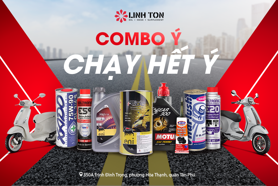 Combo Ý - Chạy hết Ý dành riêng cho xe Vespa