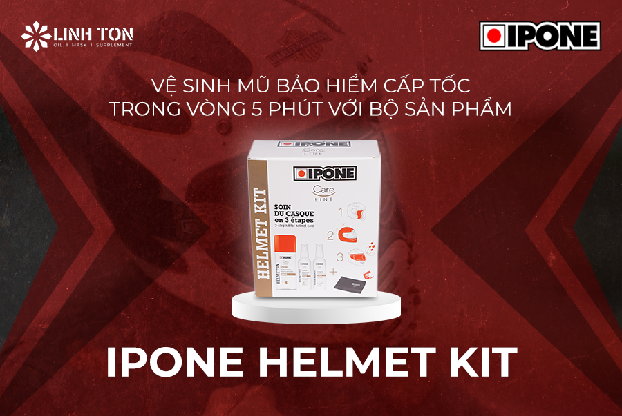 Vệ Sinh Mũ Bảo Hiểm Cấp Tốc Với Bộ Sản Phẩm Ipone Helmet Kit