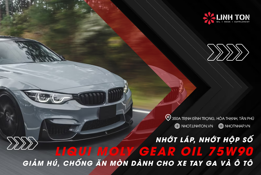 Nhớt Láp, Nhớt Hộp Số Liqui Moly Gear Oil 75w90 Giảm Hú, Chống Ăn Mòn Dành Cho Xe Tay Ga Và Ô Tô