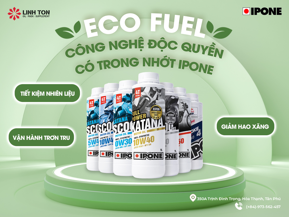 Công Nghệ Độc Quyền Ipone - Eco Fuel Tiết Kiệm Nhiên Liệu Vượt Trội