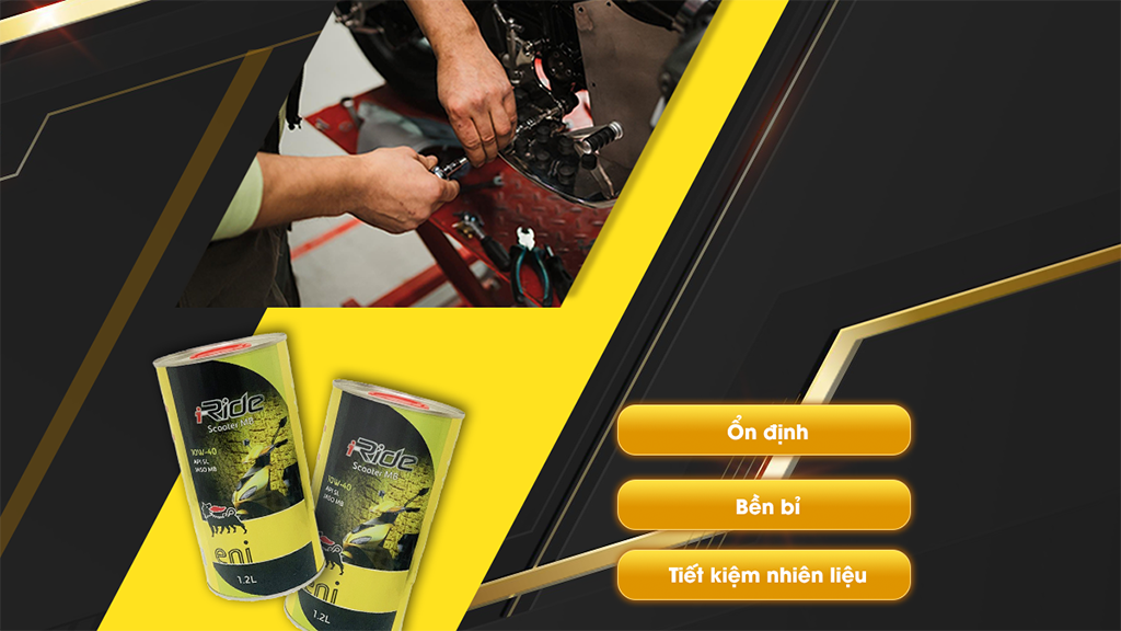 Nhớt eni Scooter MB 1.2L-  Hiệp sĩ bảo vệ động cơ Vespa tối ưu