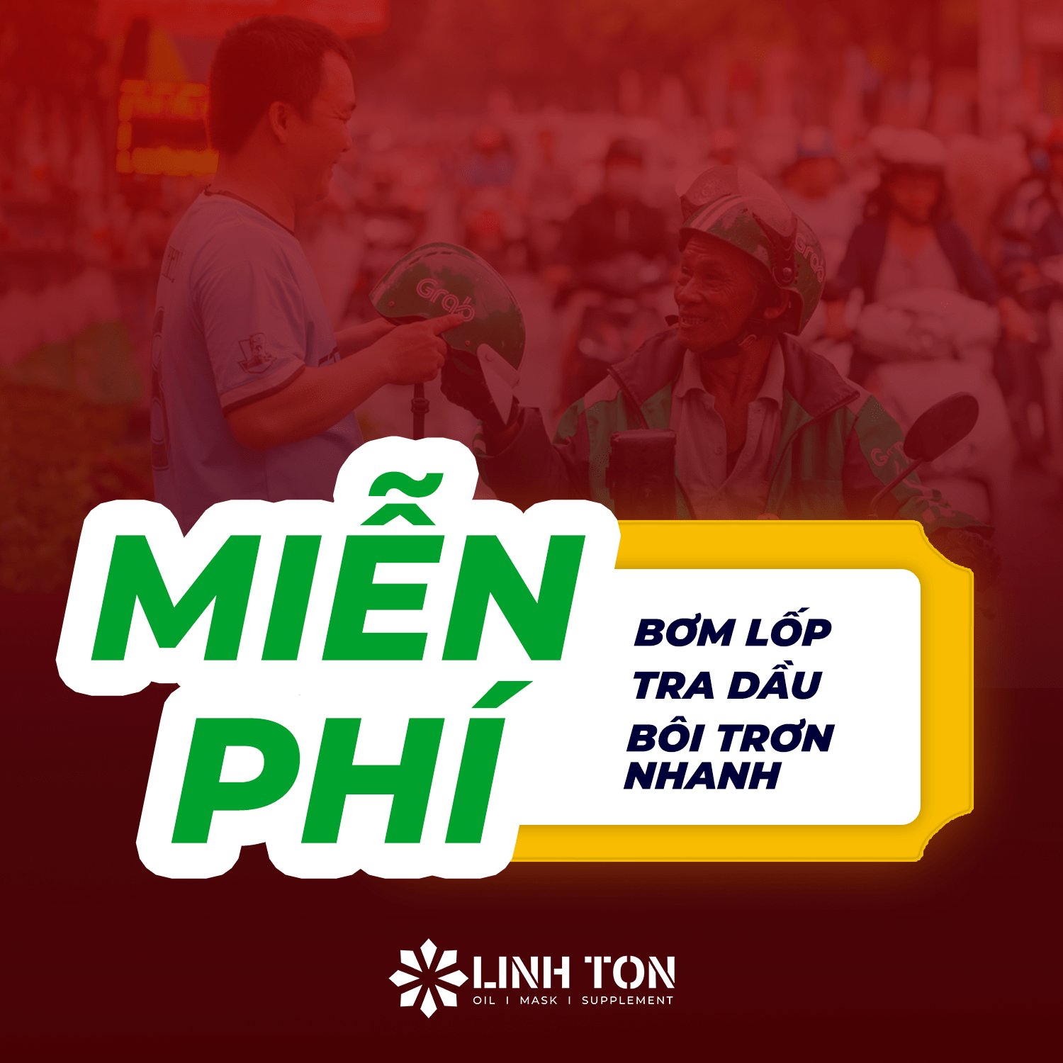 miễn phí bơm lốp Linh Tôn Store - 350a Trịnh Đình Trọng, Hòa Thạnh, Tân Phú