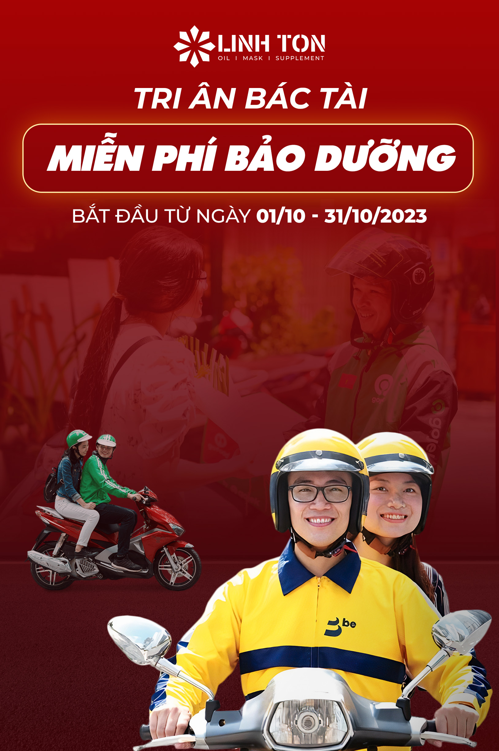 Tri ân bác tài  Linh Tôn Store - 350a Trịnh Đình Trọng, Hòa Thạnh, Tân Phú