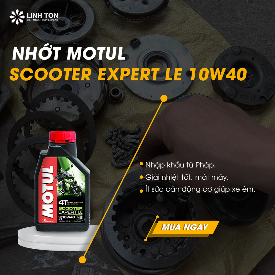 Nhớt MOTUL SCOOTER EXPERT LE 10W40