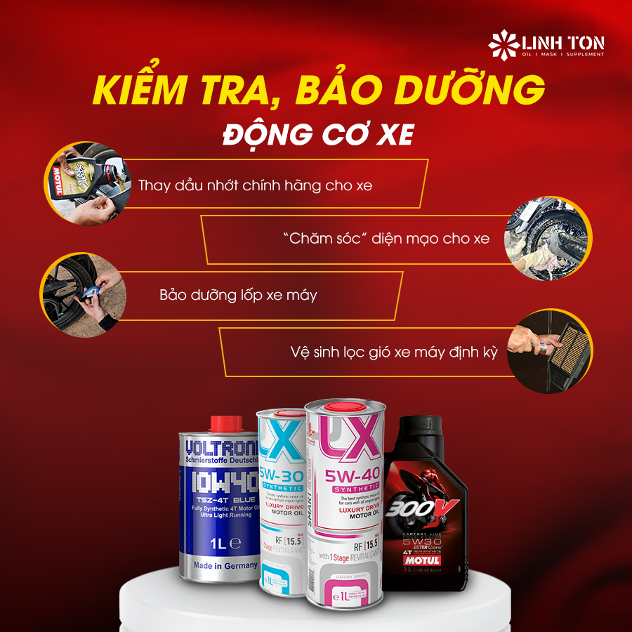 Kiểm tra và bảo dưỡng động cơ xe
