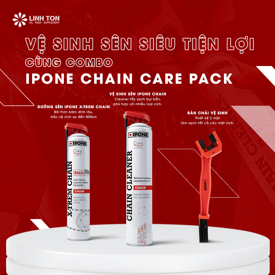 Giới thiệu Combo chăm sóc sên Ipone Chain Care Pack - Linh Tôn Store