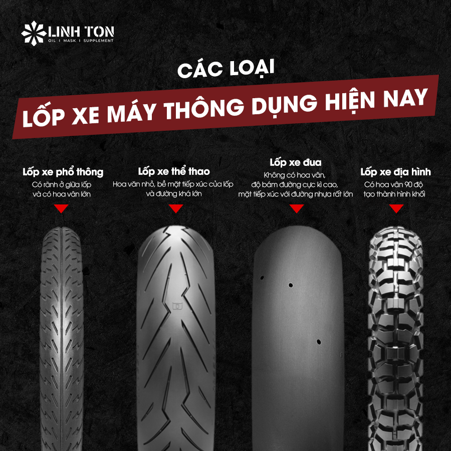 Phân loại lốp xe máy