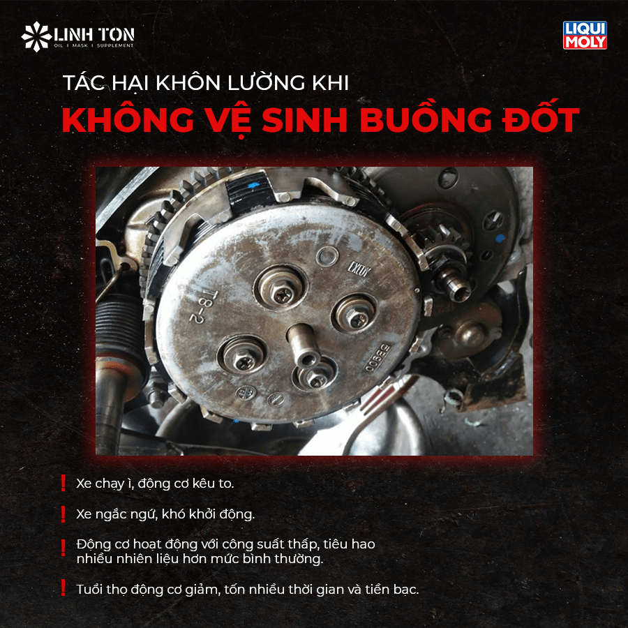 Tại sao cần vệ sinh buồng đốt?