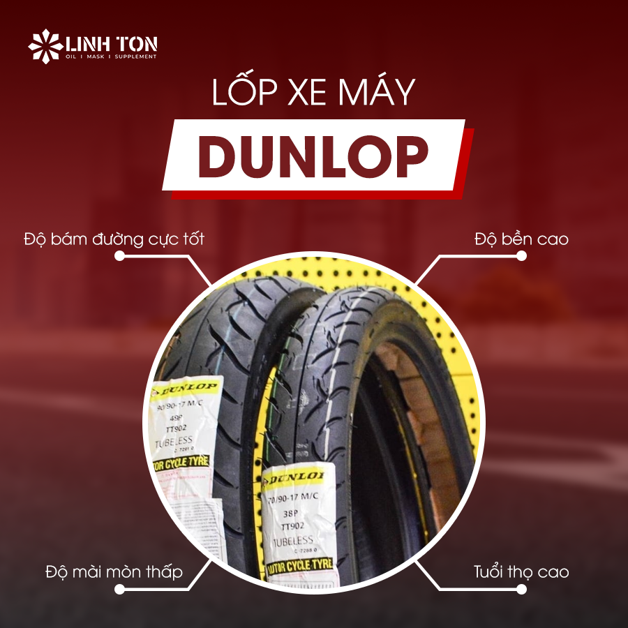 Lốp xe máy Dunlop - Linh Tôn Store