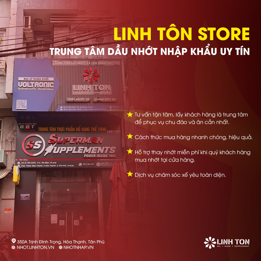 Linh Tôn Store - địa điểm thay nhớt xe máy uy tín và chất lượng trong dịp lễ 30/4 và 1/5 - LINH TON STORE - 350A Trịnh Đình Trọng, Hòa Thạnh, Tân Phú - NHOT.LINHTON.VN