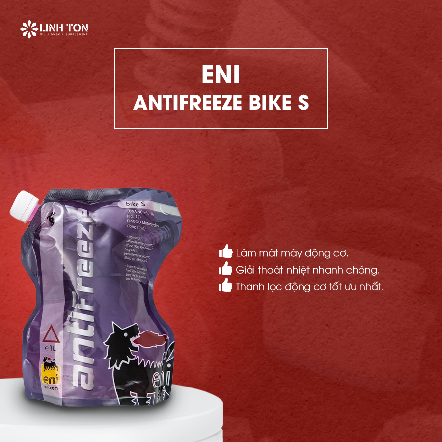 Nước mát ENI Antifreeze Bike S  nhập khẩu Ý  - LINH TON STORE - 350A TRỊNH ĐÌNH TRỌNG, HOÀ THẠNH, TÂN PHÚ, TP.HCM - NHOT.LINHTON.VN