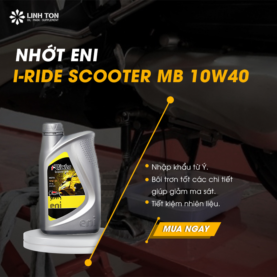 Nhớt ENI I-RIDE SCOOTER MB 10W40