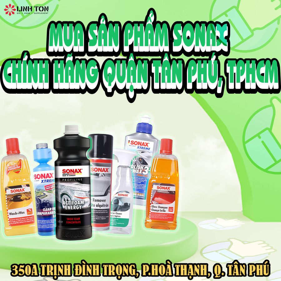 MUA SẢN PHẨM SONAX CHÍNH HÃNG TẠI LINH TON STORE - NHOT.LINHTON.VN - 350A TRỊNH ĐÌNH TRỌNG, HOÀ THẠNH, TÂN PHÚ