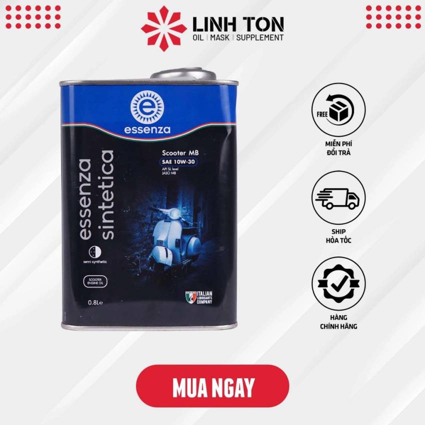 thông số nhớt xe tay ga