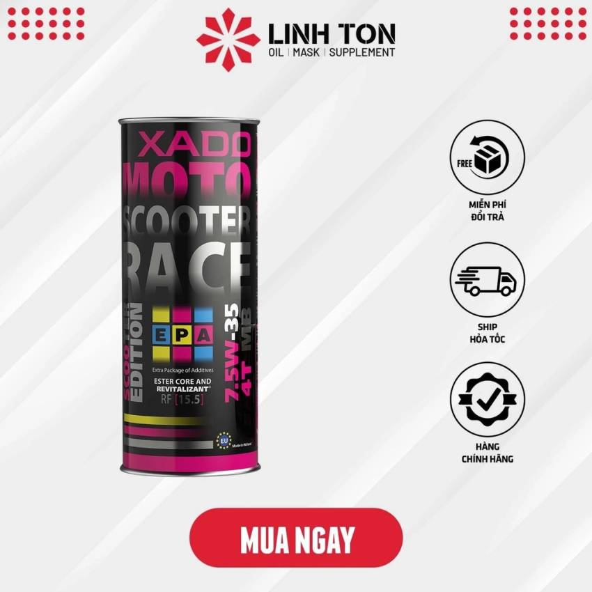 thông số nhớt xe tay ga