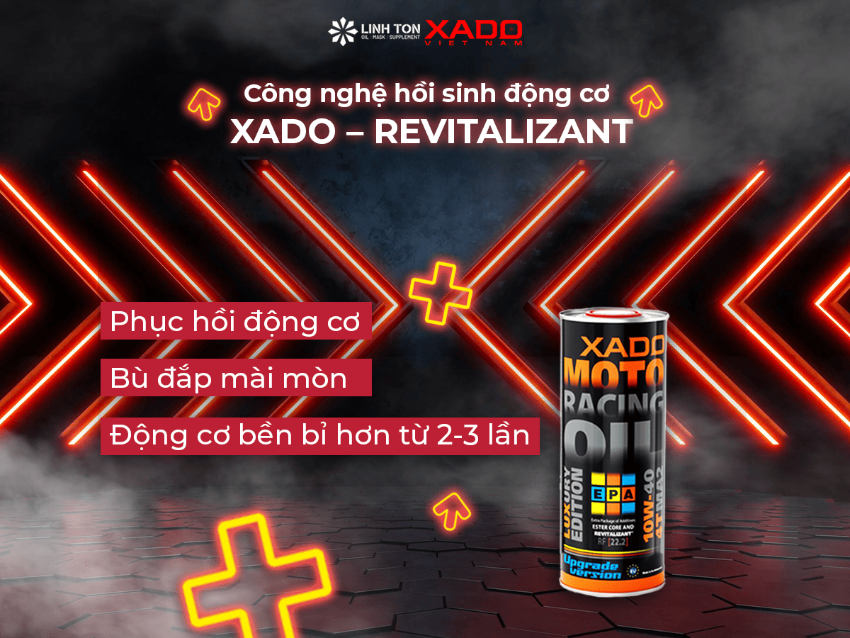 Công nghệ hồi sinh động cơ XADO – REVITALIZANT: Khác biệt của dầu nhớt XADO trên thị trường - Linh Ton Store - 350a Trịnh Đình Trọng, Hoà Thạnh, Tân Phú