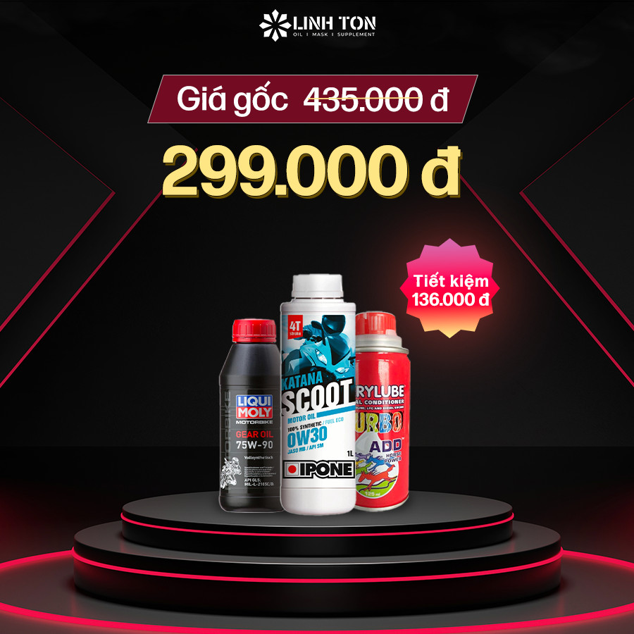 Combo Ipone Katana Scooter 0w30 + Nhớt lap 75w90 + 20ml Verylube Turbo - Linh Tôn Store - 350a Trịnh Đình Trọng, Hoà Thạnh, Tân Phú