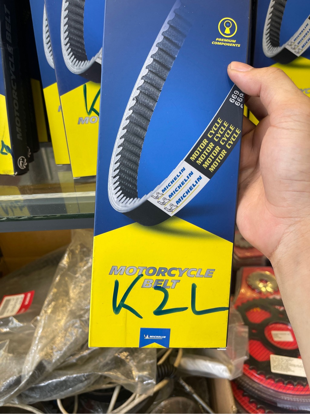 Dây curoa xe máy Michelin cho dòng xe Vision 110 KZL (Vision trước 2014)