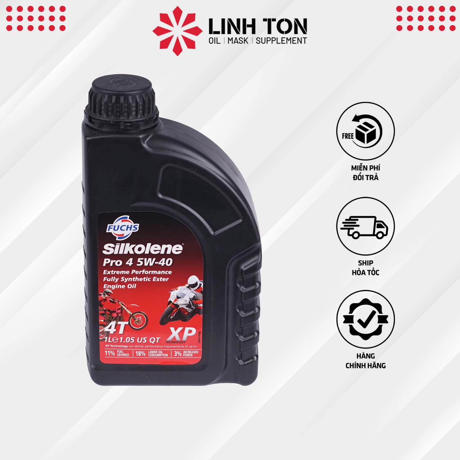 Nhớt Fuchs Silkolene 5w40 1L Tổng Hợp Cao Cấp