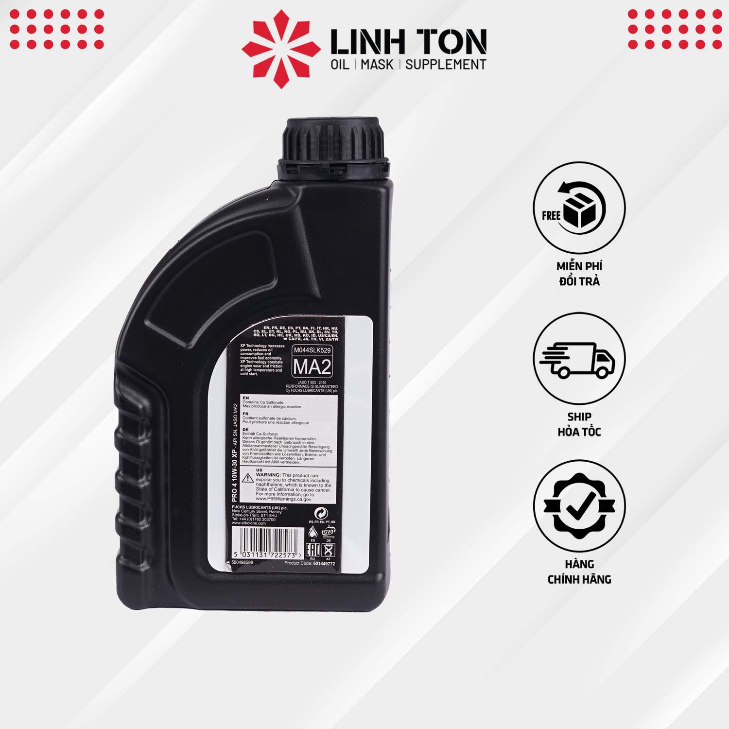 Nhớt Fuchs Silkolene Pro 4 10w30 XP 1L nhập khẩu