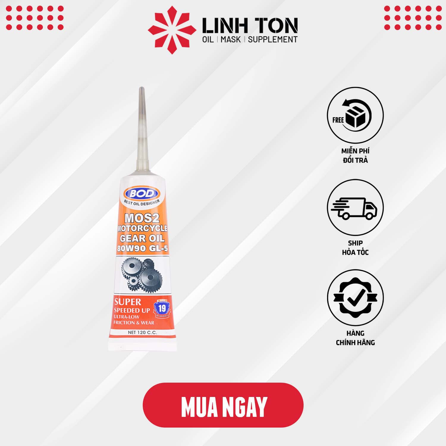 Nhớt lap chống hú Bod Mos2