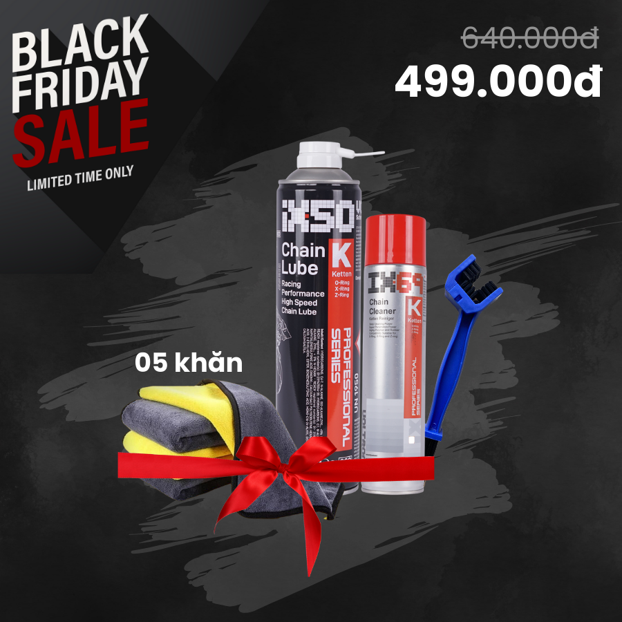 Combo vệ sinh sên - dưỡng sên Voltronic IX50 Jumbo & ix69